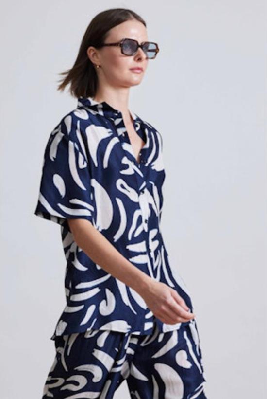  어피스 어파트 반팔 티셔츠 Apiece Apart Albers 버튼 다운