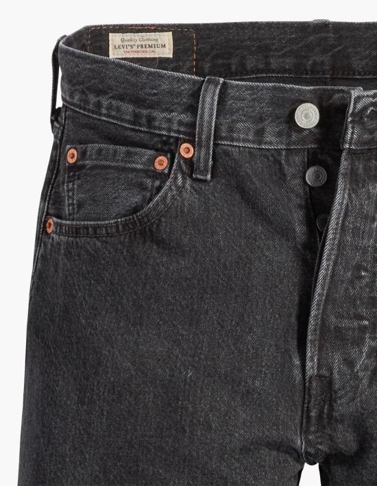  리바이스 데님 팬츠 501 오리지널 크래시 코스 진 블랙 - LEVI'S