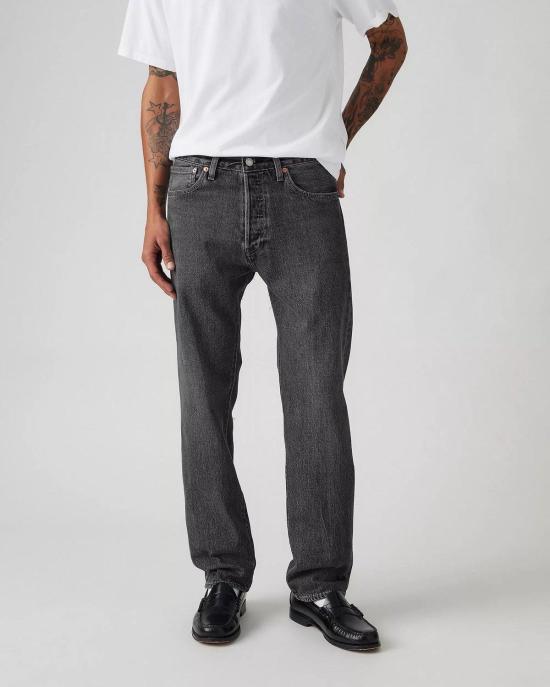  리바이스 데님 팬츠 Levi's 501 Original Crash Courses 청바지 블랙 - LEVI'S