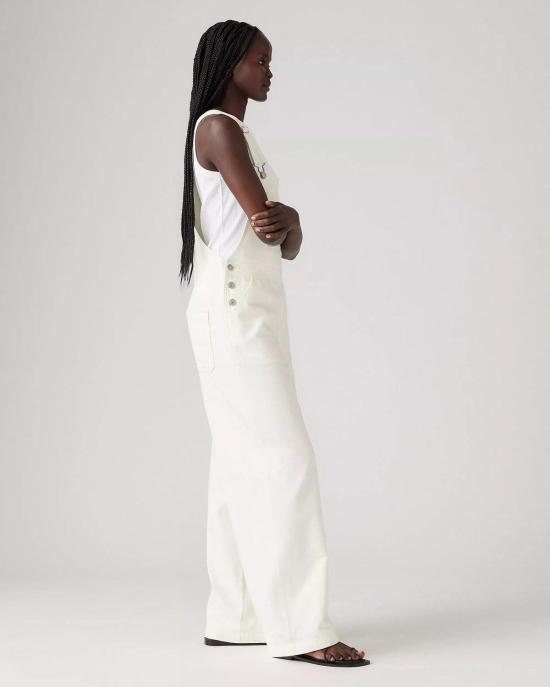  리바이스 점프수트 Levi's Xl 오버올 트루스 슬립 화이트 - LEVI'S