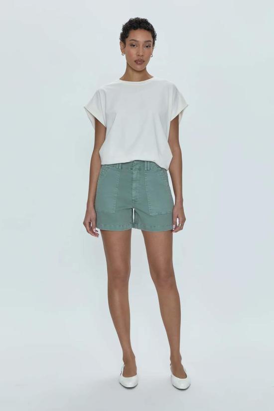  피스톨라 숏팬츠 마리사 하이 라이즈 유틸리티 숏 버프 - PISTOLA