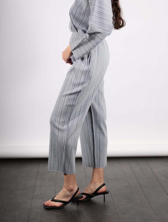  이세이 미야케 팬츠 의 플리츠 플리즈 A Poc 쉘 바텀 블루 - ISSEY MIYAKE