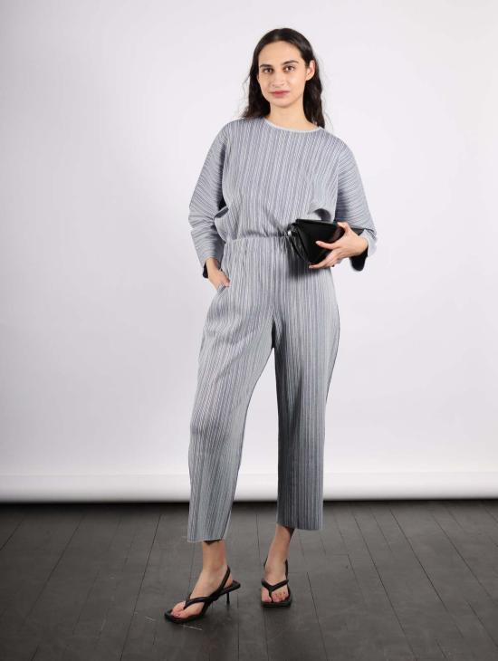  이세이 미야케 팬츠 의 플리츠 플리즈 A Poc 쉘 바텀 블루 - ISSEY MIYAKE