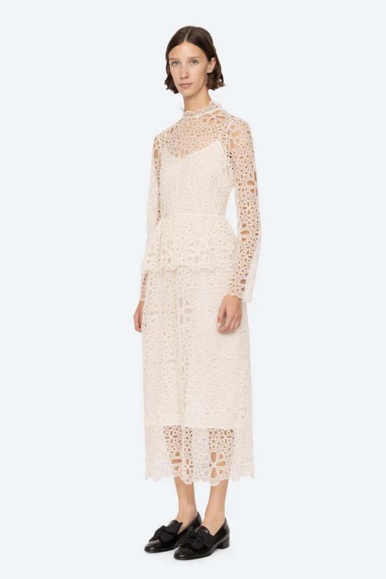  씨뉴욕 롱 원피스 씨 나이 루미 드레스 크림 - SEA NY