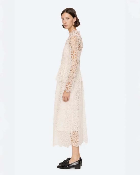  씨뉴욕 롱 원피스 씨 나이 루미 드레스 크림 - SEA NY