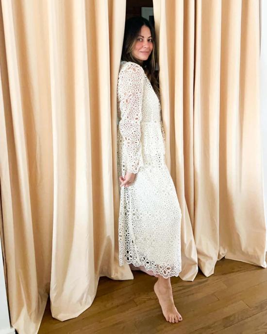  씨뉴욕 롱 원피스 씨 나이 루미 드레스 크림 - SEA NY