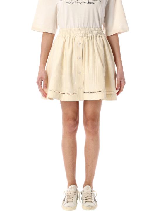 25SS 골든구스 숏 스커트 GWP02157P001903 15610 CREAM