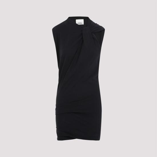 25SS 이자벨마랑 원피스 RO0481FA A1N41I 01BK BLACK - ISABEL MARANT