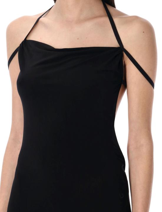 25SS 마린세르 롱 원피스 WDR335ACJER0022 BK99 BLACK - MARINE SERRE