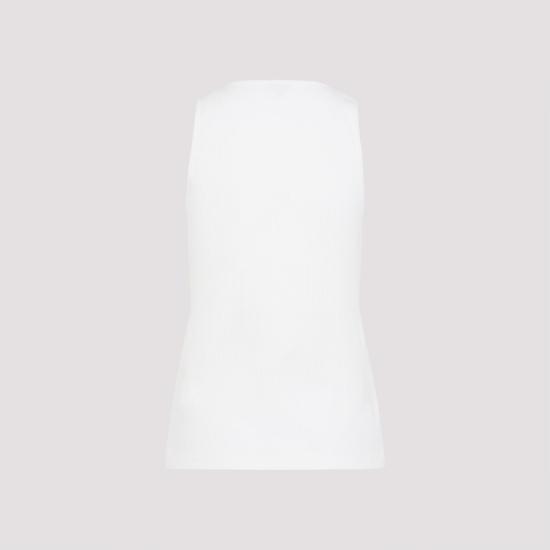 25SS 보테가베네타 민소매 티셔츠 789616 V3Z60 9071 CHALK WHITE - BOTTEGA VENETA