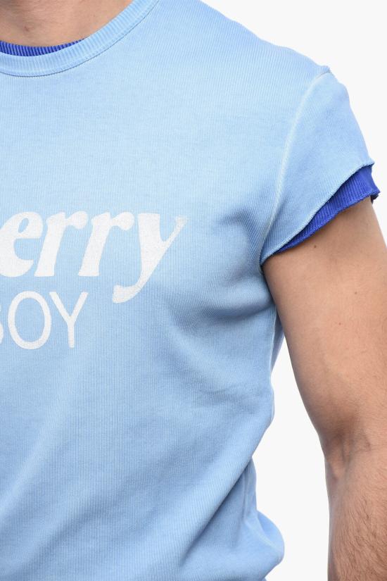  디스퀘어드2 반팔 티셔츠 S71FZ0080 S24623 961 Blue - DSQUARED2