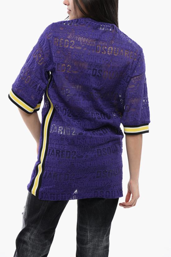  디스퀘어드2 반팔 티셔츠 S75CV0734 S78226 393 Violet - DSQUARED2