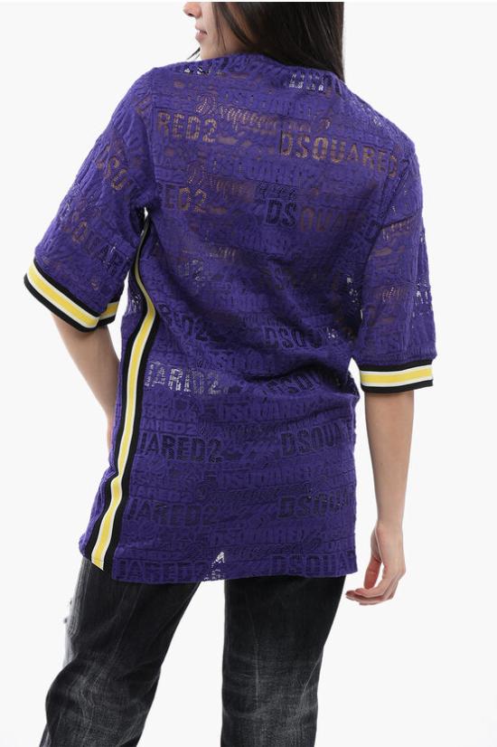  디스퀘어드2 반팔 티셔츠 S75CV0734 S78226 393 Violet - DSQUARED2