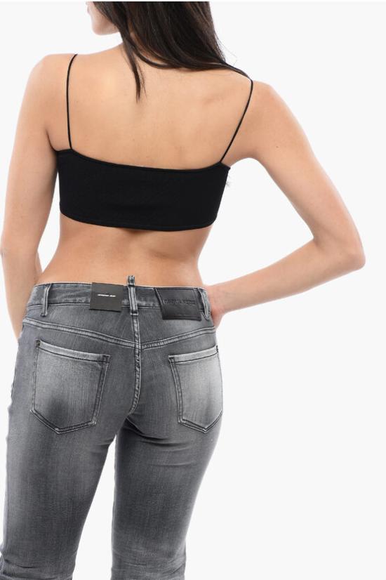  디스퀘어드2 민소매 티셔츠 S75HA1239 S18435 900 Black - DSQUARED2