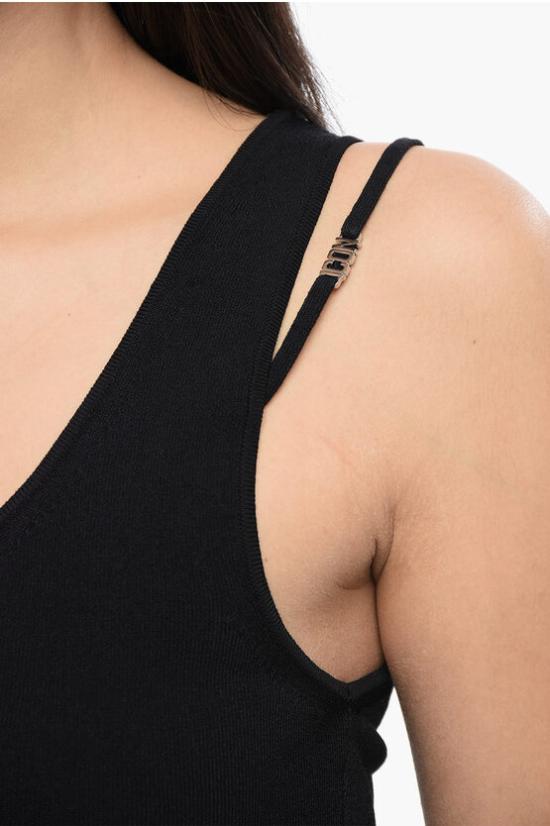  디스퀘어드2 민소매 티셔츠 S80HA0015 S18435 900 Black - DSQUARED2