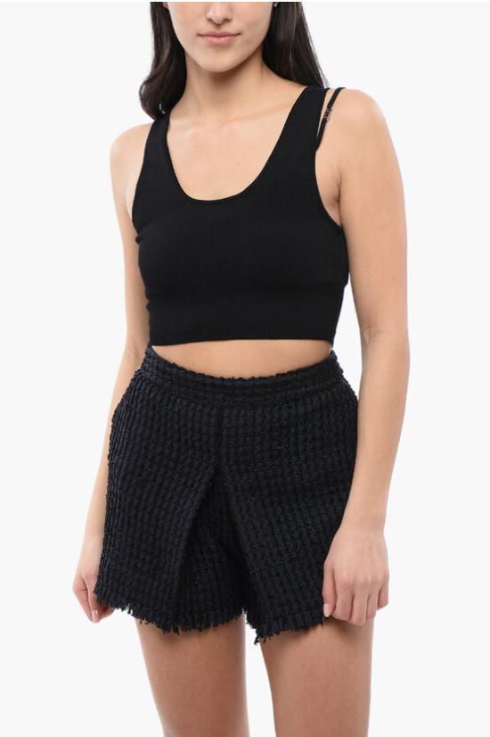  디스퀘어드2 민소매 티셔츠 S80HA0015 S18435 900 Black