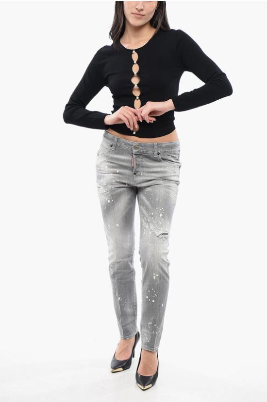  디스퀘어드2 긴팔 티셔츠 S75HA1242 S18435 900 Black - DSQUARED2