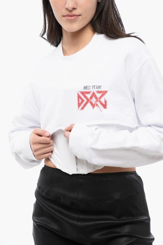  디스퀘어드2 긴팔 티셔츠 S75GU0512 S25551 100 White - DSQUARED2