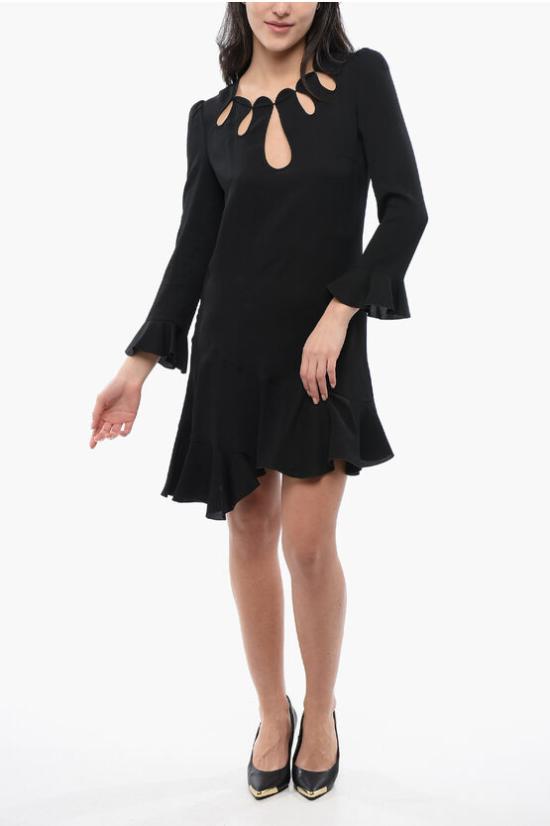  디스퀘어드2 미디 원피스 S75CV0762 S76512 900 Black