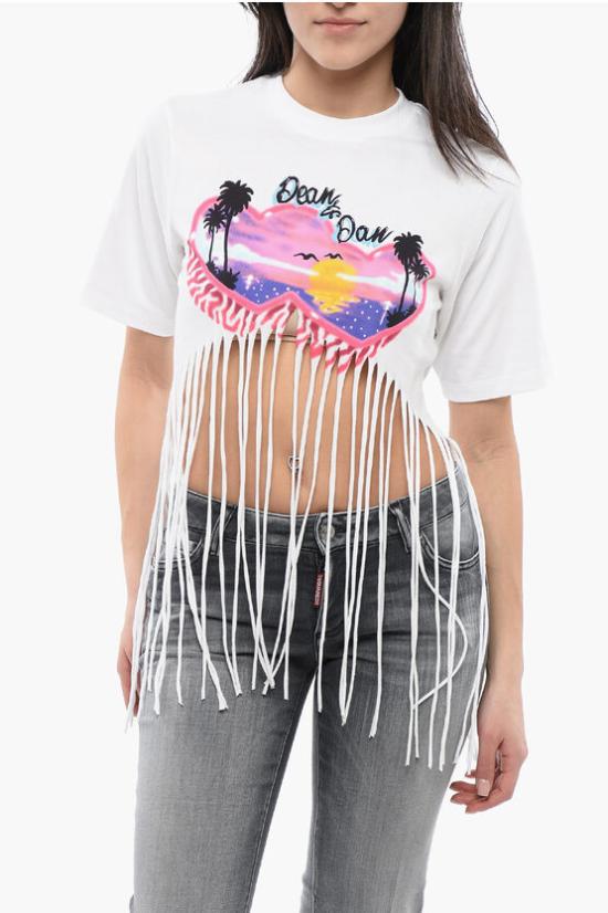  디스퀘어드2 반팔 티셔츠 S72GD0499 S24668 100 White