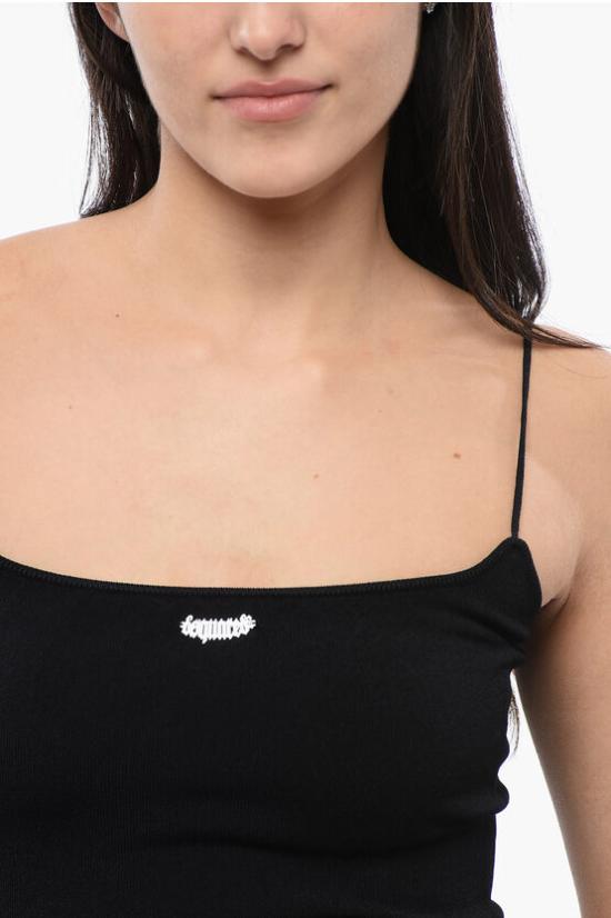  디스퀘어드2 민소매 티셔츠 S75HA1263 S18435 900 Black - DSQUARED2