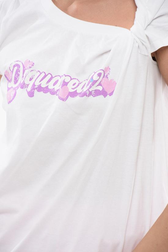  디스퀘어드2 반팔 티셔츠 S72GD0498 S24668 100 White - DSQUARED2