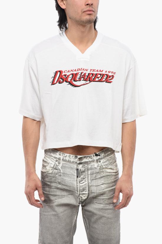  디스퀘어드2 반팔 티셔츠 S74GD1209 S21658 100 Beige