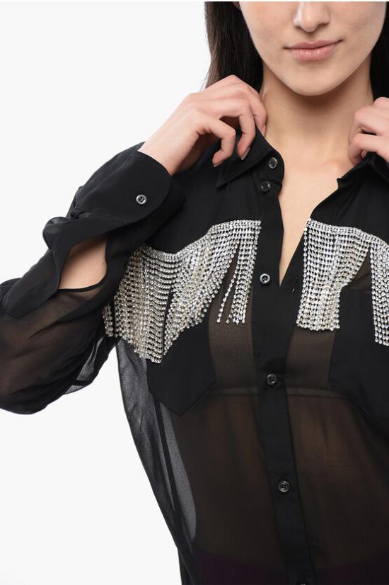  디스퀘어드2 셔츠 S75DL0877 S78533 900 Black - DSQUARED2