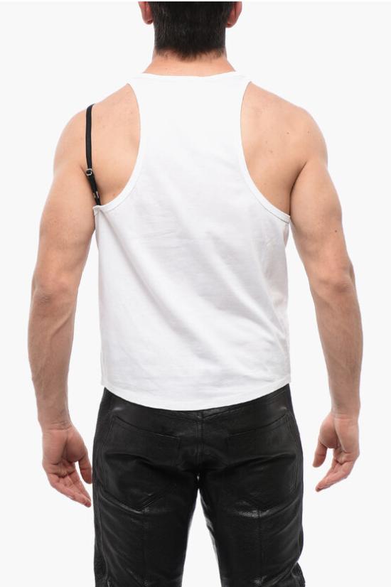  디스퀘어드2 민소매 티셔츠 S79NL0004 S23009 100 White - DSQUARED2