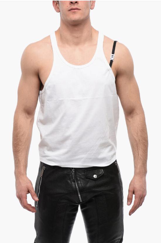  디스퀘어드2 민소매 티셔츠 S79NL0004 S23009 100 White