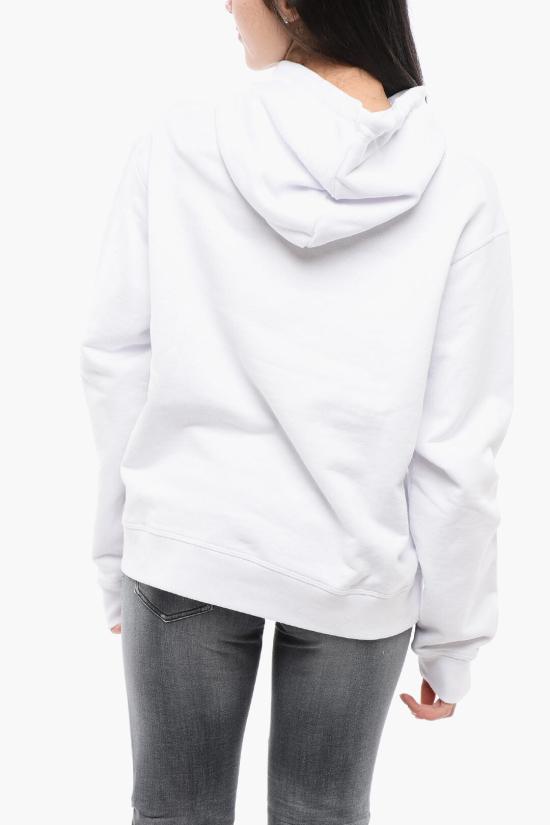  디스퀘어드2 후드 티셔츠 S72GU0448 S25551 100 White - DSQUARED2