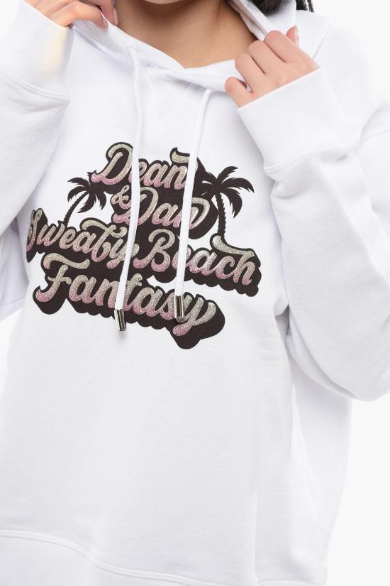  디스퀘어드2 후드 티셔츠 S72GU0448 S25551 100 White - DSQUARED2