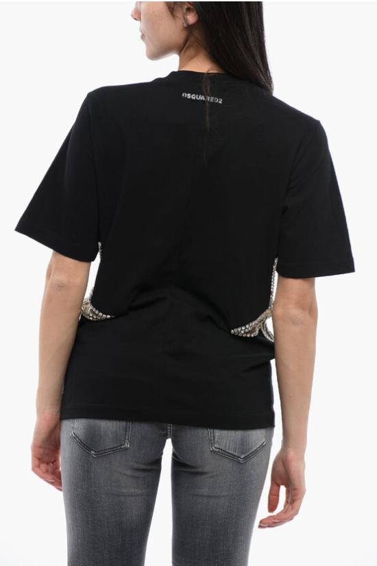  디스퀘어드2 반팔 티셔츠 S72GD0526 S24668 900 Black - DSQUARED2