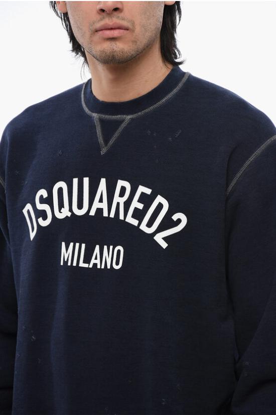  디스퀘어드2 긴팔 티셔츠 S71GU0654 S25463 478 Blue - DSQUARED2