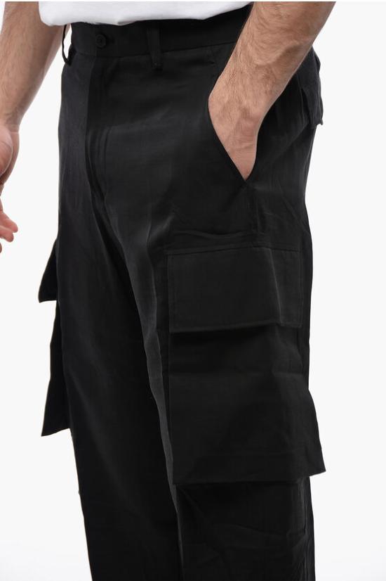  닐바렛 카고 팬츠 MY30077H Y032 001N Black - NEIL BARRETT