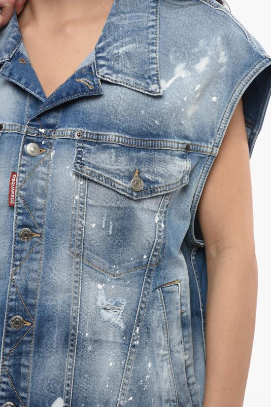  디스퀘어드2 데님 자켓 S75FB0158 S30789 470 Light blue - DSQUARED2
