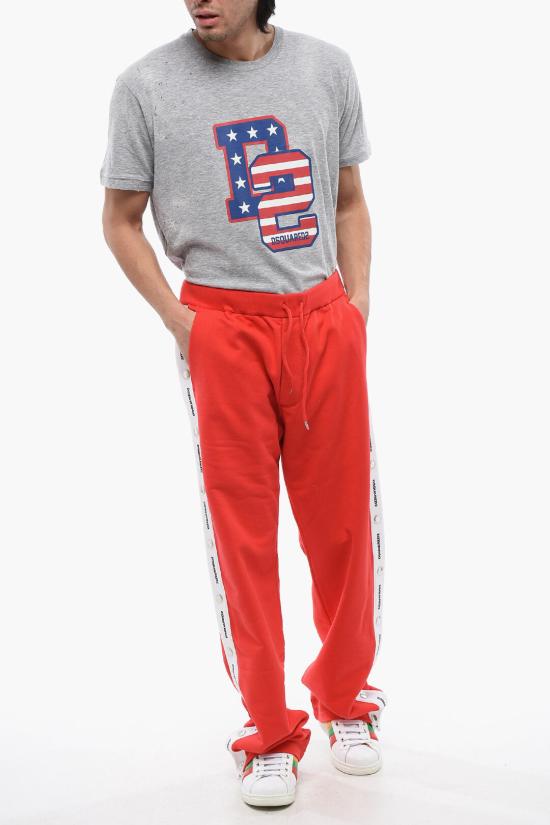  디스퀘어드2 스트레이트 팬츠 S74KB0866 S25551 312 Red - DSQUARED2