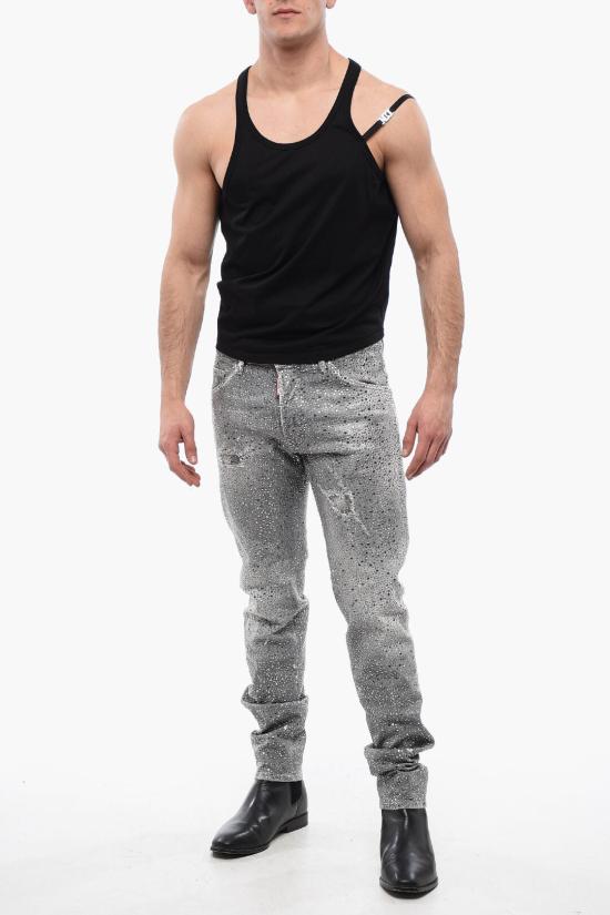  디스퀘어드2 민소매 티셔츠 S79NL0004 S23009 900 Black - DSQUARED2