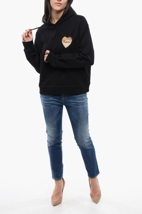 디스퀘어드2 후드 티셔츠 S75GU0519 S25551 900 Black - DSQUARED2