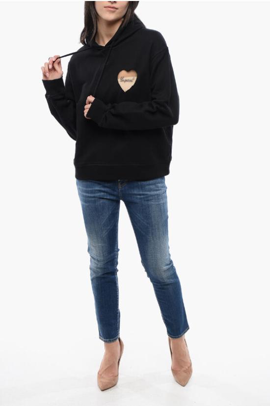  디스퀘어드2 후드 티셔츠 S75GU0519 S25551 900 Black - DSQUARED2