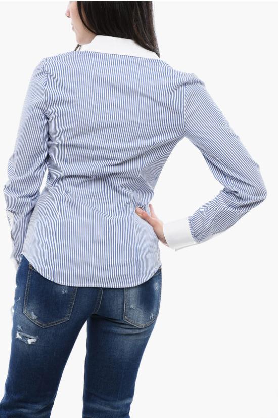  디스퀘어드2 블라우스 S72DL0749 S78582 002F Light blue - DSQUARED2