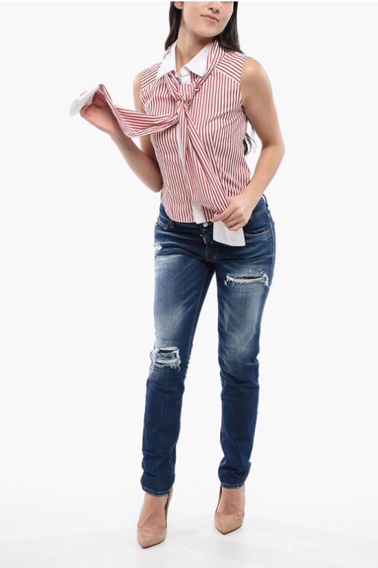  디스퀘어드2 블라우스 S72DL0744 S78581 002F Red - DSQUARED2