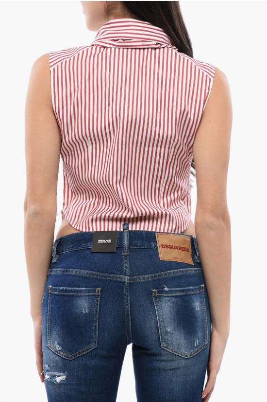  디스퀘어드2 블라우스 S72DL0744 S78581 002F Red - DSQUARED2