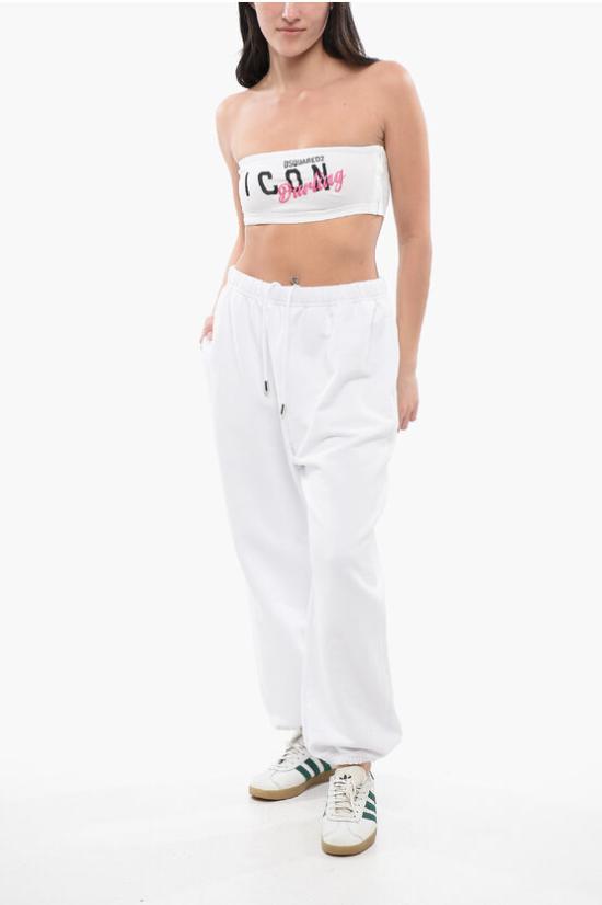  디스퀘어드2 민소매 티셔츠 S80NC0008 S24668 100 White - DSQUARED2