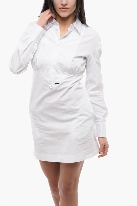  디스퀘어드2 숏 원피스 S75CV0780 S36275 100 White - DSQUARED2