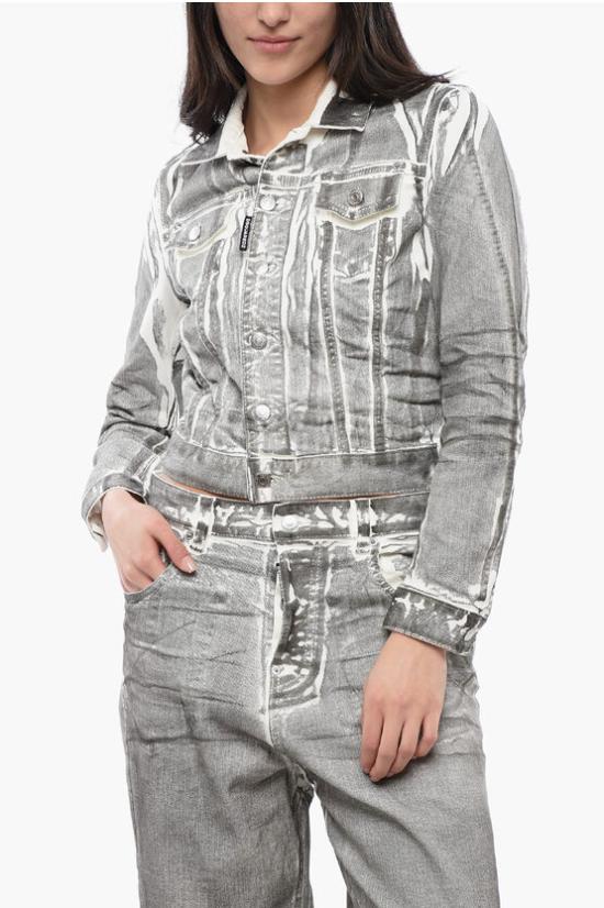  디스퀘어드2 데님 자켓 S80AM0037 S30733 963 Gray