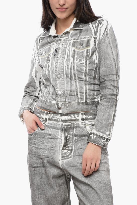  디스퀘어드2 데님 자켓 S80AM0037 S30733 963 Gray