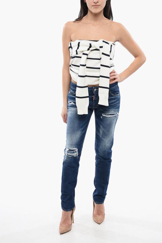  디스퀘어드2 데님 팬츠 S75LB0896 S30663 470 Blue - DSQUARED2