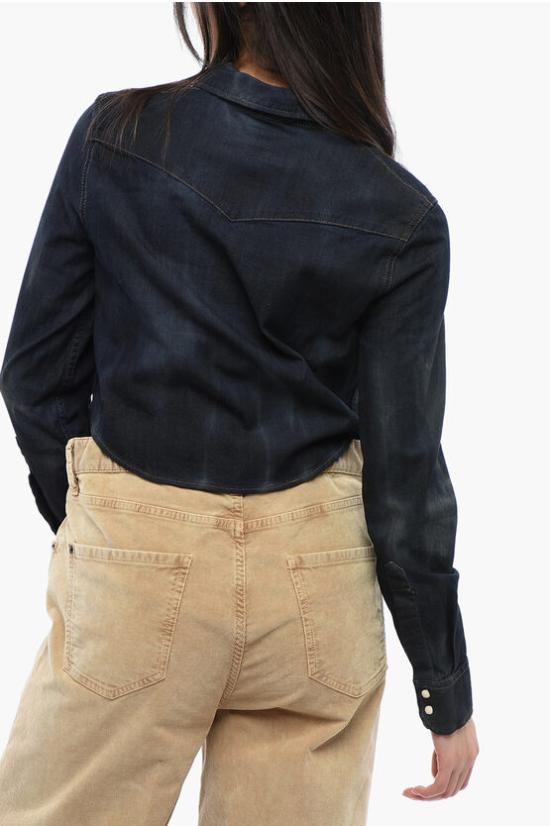  디스퀘어드2 데님 셔츠 S80DL0022 S30341 470 Blue - DSQUARED2