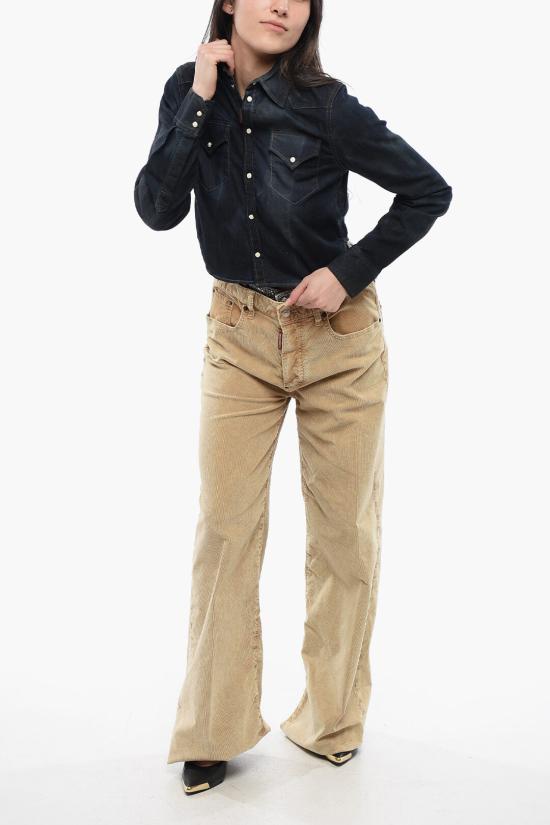  디스퀘어드2 데님 셔츠 S80DL0022 S30341 470 Blue - DSQUARED2